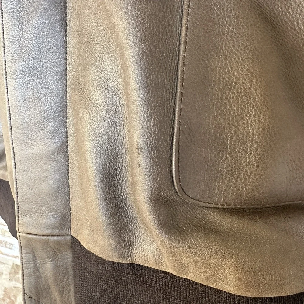 VTG US Wings Type A2 2000 Signature Series Leather Bomber Jacket XXL 52 Inch Men
